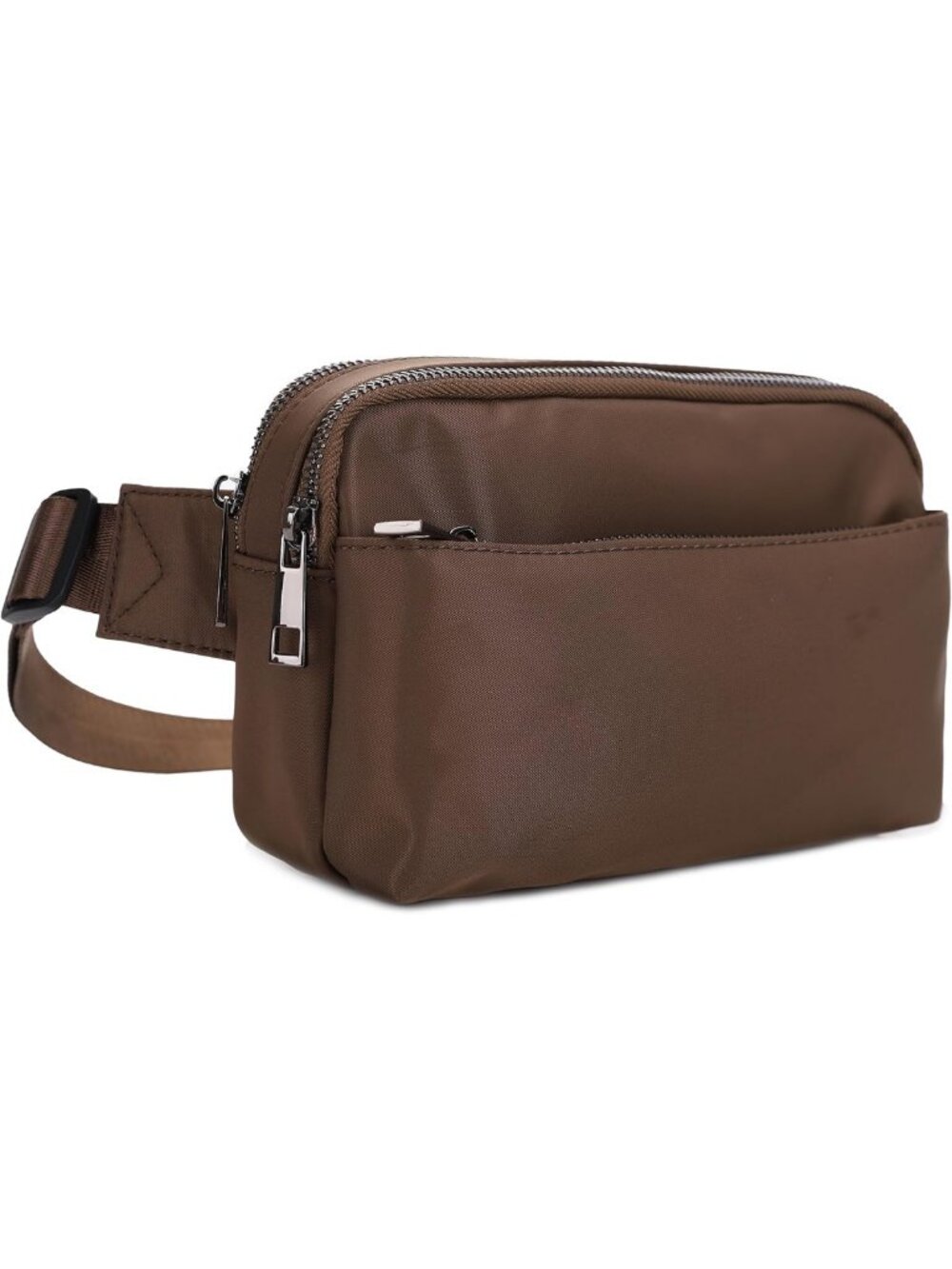 Stylish Crossbody Nylon Waist Pack | Adjustable Buckle Strap | Multi Pocket Belt